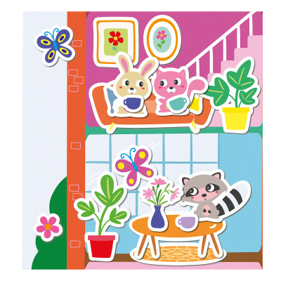 Набор для творчества Ses Creative з наліпками серії My first Затишний будинок (14476S) Винница - изображение 3