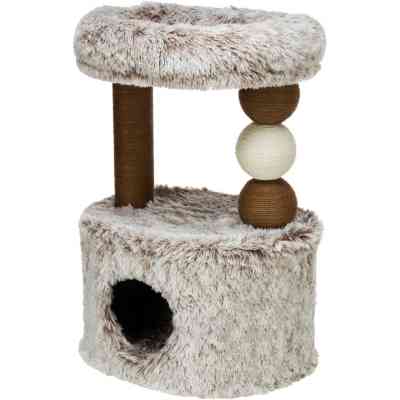 Дряпка (когтеточка) для котов Trixie Harvey 54х40х73 см бело-коричневая (4047974445372) Винница