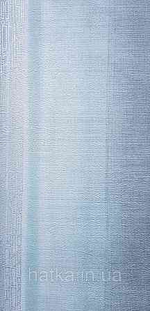 Шпалери вінілові на флізеліні Marburg Loft 0.53х10 смуги розмиті бірюзові чорні сріблясті Київ