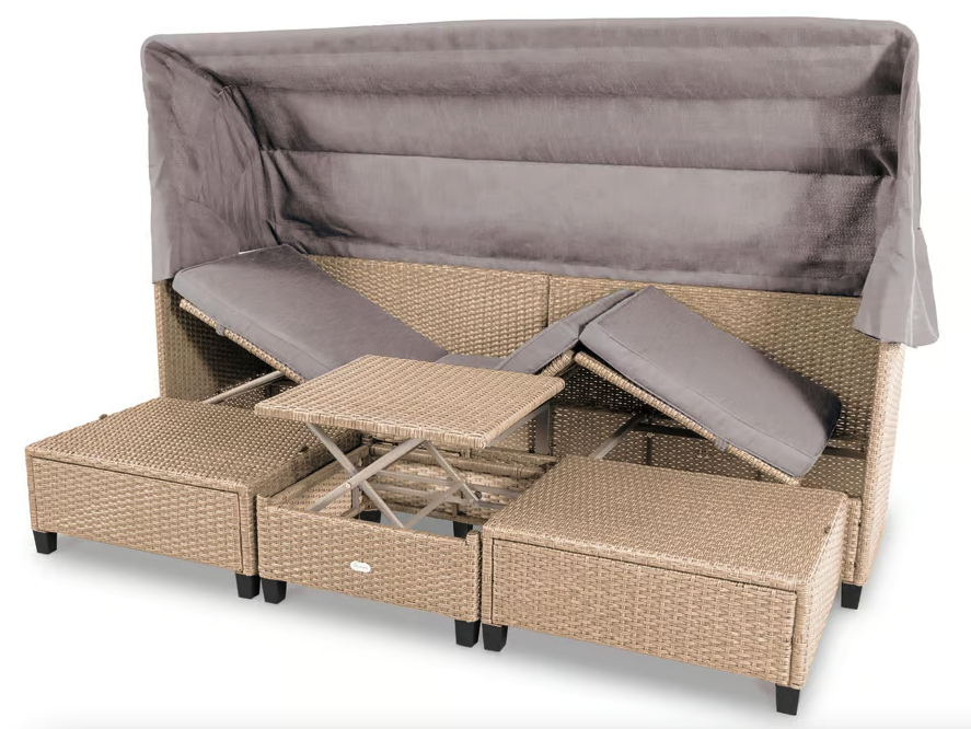 Комплект садових меблів Di Volio Luca бежево-сірий Киев - изображение 7