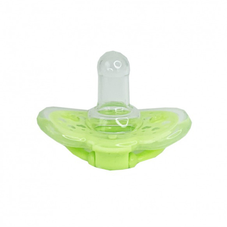 Дитяча силіконова пустушка "Салатове серце" MGZ-0517(Green) кругла Вінниця - фото 3