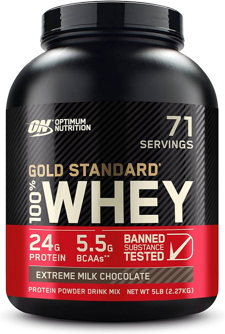 100% Whey Gold Standard  2,3 kg  (Extreme Milk Chocolate) Луцк - изображение 1
