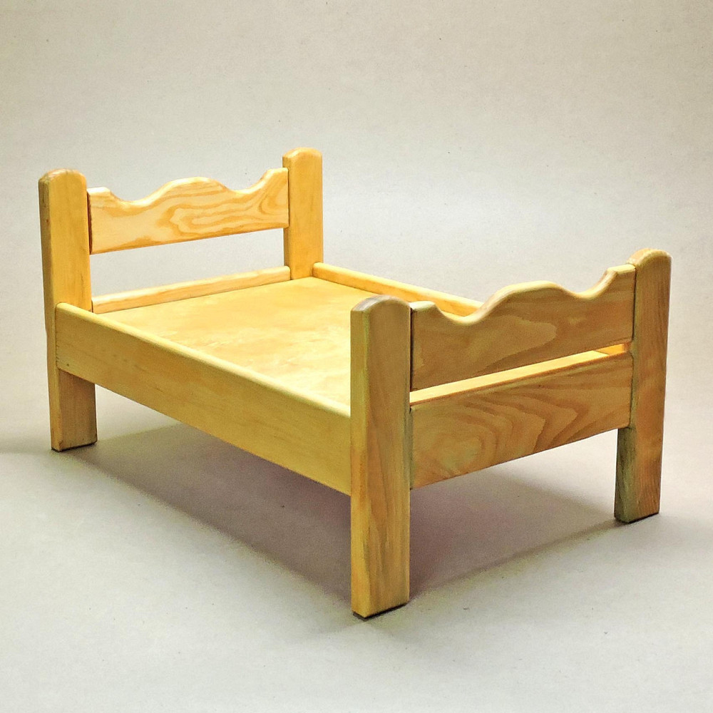 Ліжко для ляльок "Аріель" каррі Миколаїв - фото 1