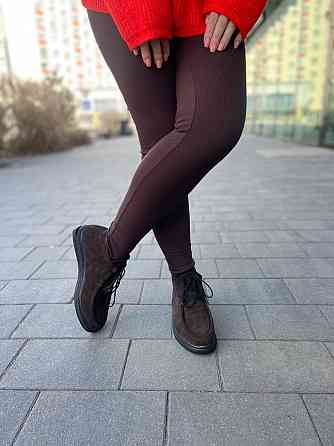 Arcoboletto Черевики жіночі Arcoboletto 305 шоколадні (весна-осінь, замша натуральна) (5771) Коломия