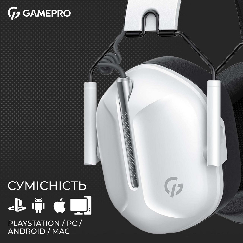 Гарнітура GamePro Genesis Hunter White (HS1350W) ( 12691 ) Харьков - изображение 13