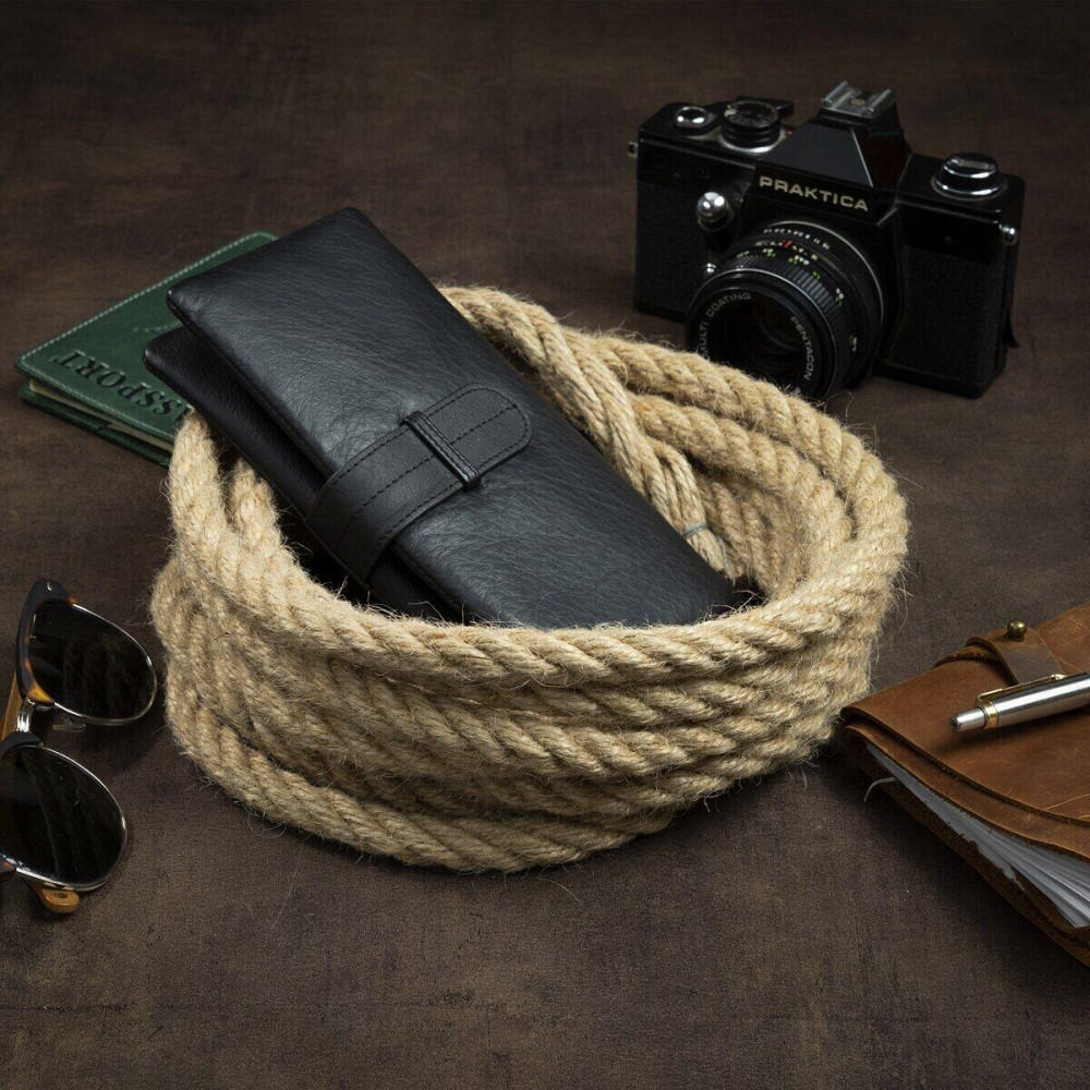 Кошелек универсальный Vintage 14913 Черный Киев - изображение 6