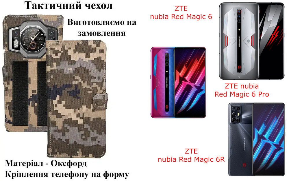 Тактичний чохол для Tecno Spark Go 2022, Go 2023, Go 2024, кріпиться до спорядження на липучці Київ - фото 1