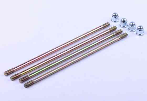 Шпилька + гайка, к-т: 4 шт. мопед Delta /Alpha Мукачево