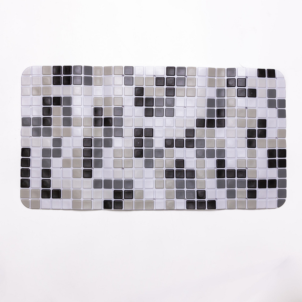 Антискользящий коврик на присосках для ванны и душа 65×35 (см) силиконовый Серый HP-42-47G Киев - изображение 1