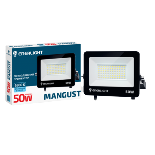 LED Прожектор 50W 6500К MANGUST50SMD80С Enerlight Житомир - изображение 1