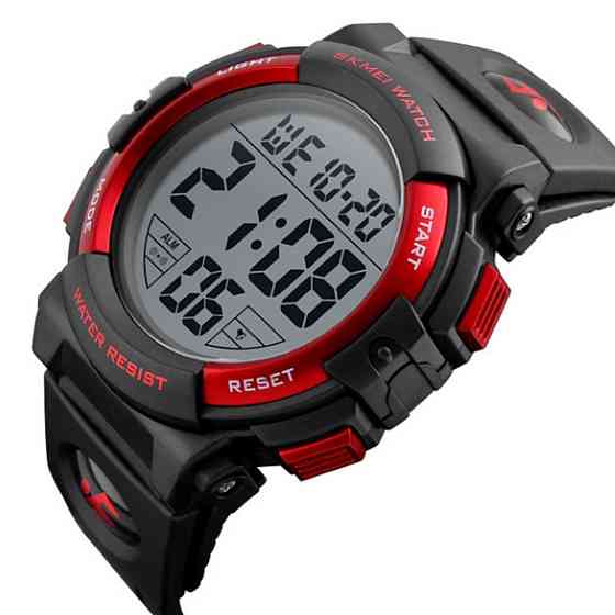 Мужские спортивные наручные часы Skmei 1258 Красный Киев