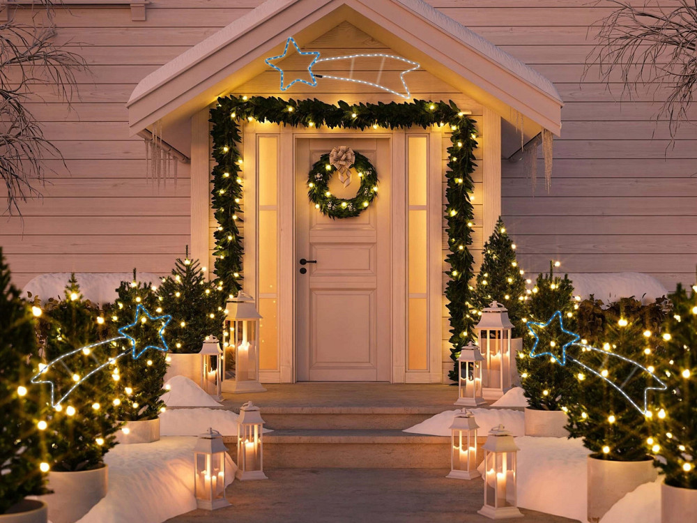 Світлодіодна новорічна комета зірка E12D2 Київ - фото 7