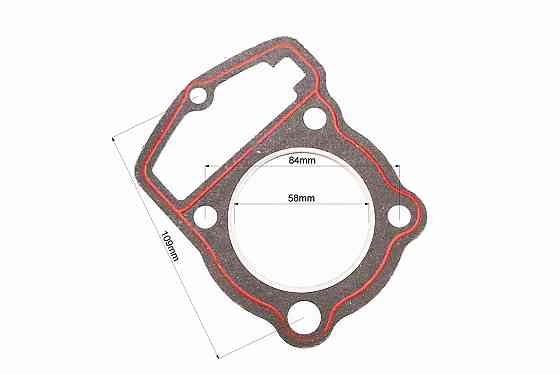 Прокладка головки циліндра CB-125cc 56,5/58,5мм Київ