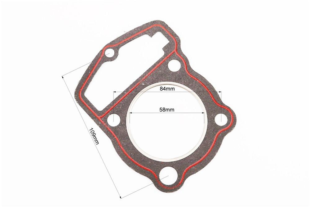 Прокладка головки циліндра CB-125cc 56,5/58,5мм Київ - фото 2