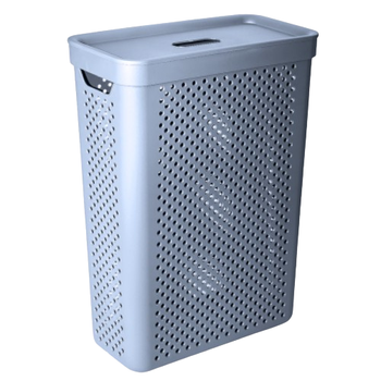 Корзина для белья 25 л Simple серая Харьков