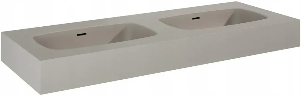 Раковина  Elita Dimple Duo 120Cm Marmur Fume Matt 168891 Киев - изображение 1