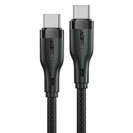 Кабель ACEFAST C8-03 USB-C to USB-C charging data cable Black (6974316282716) Київ