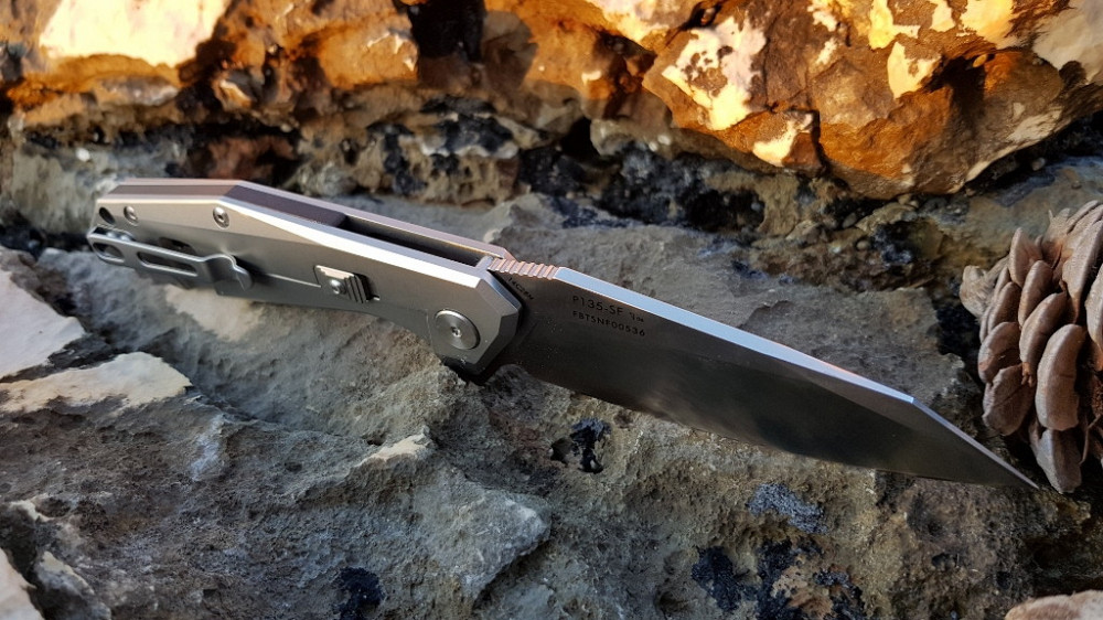 Ніж складаний туристичний Ruike P135-SF, (9.2 см) 14C28N / steel 420 сірий Київ - фото 8