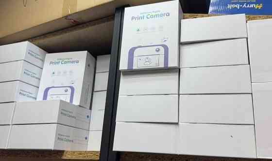 Фотоаппарат мгновенной печати детский Q5 48Мп APP мини термо принтер. Киев