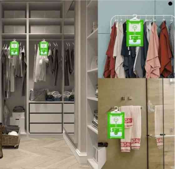 Вологопоглинач підвісний віт грибків, вологи, запахів 300мл 10 шт Вінниця