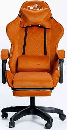 Крісло геймерське DIEGO ALCANTARA PRO Orange Київ