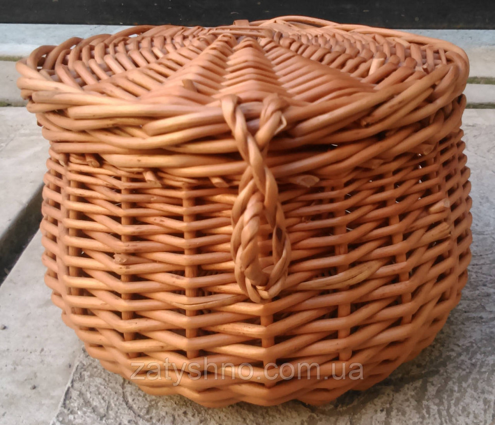 Шкатулка плетеная из лозы Киев - изображение 3