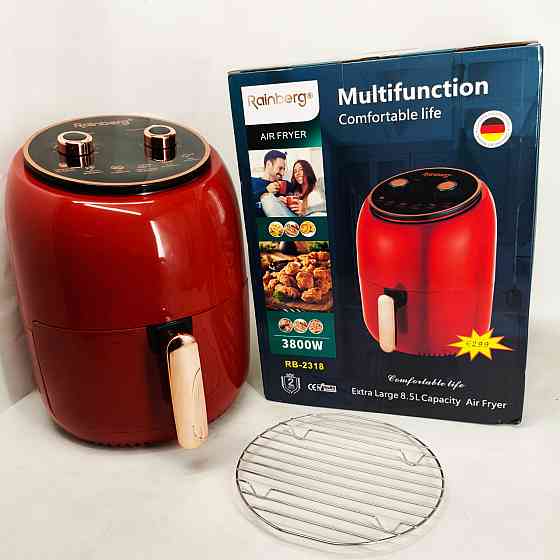 Фритюрниця для домашніх страв Rainberg, Сенсорна побутова аерофритюрниця, Безмасляний фритюр VW-73 Львів