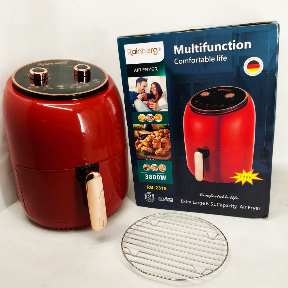 Фритюрниця для домашніх страв Rainberg, Сенсорна побутова аерофритюрниця, Безмасляний фритюр VW-73 Львів - фото 6