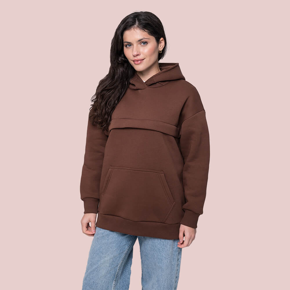 Худи для беременных и кормящих Шоколад Киев - изображение 2