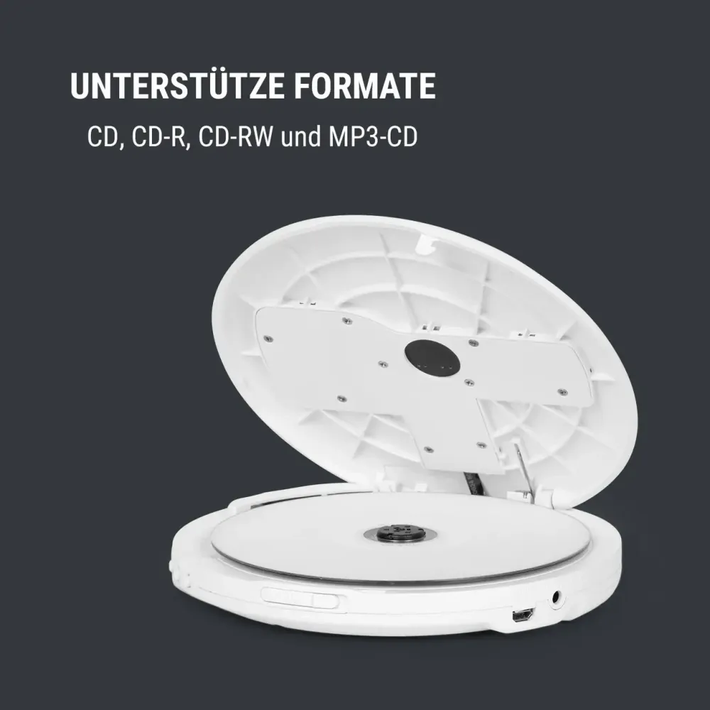 Портативний CD-програвач OneConcept CDC 100 MP3-CD РК-дисплей Німеччина Дніпро - фото 8