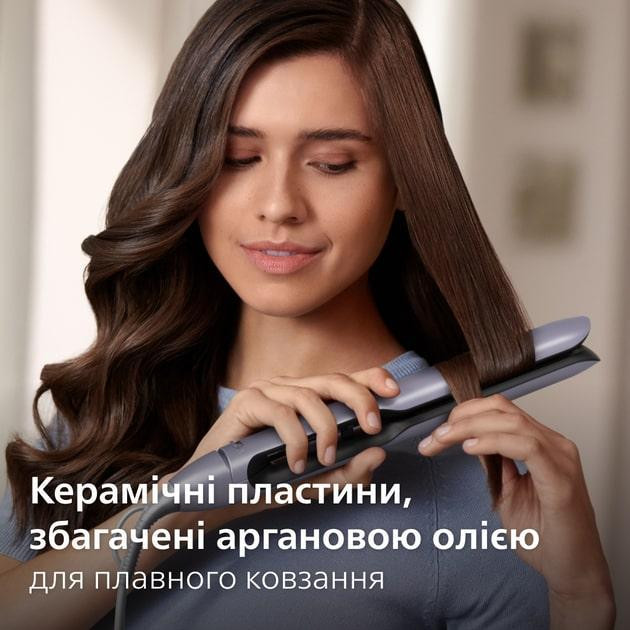 Праска (випрямляч) для волосся Philips BHS742/00 Фіолетовий Харьков - изображение 7