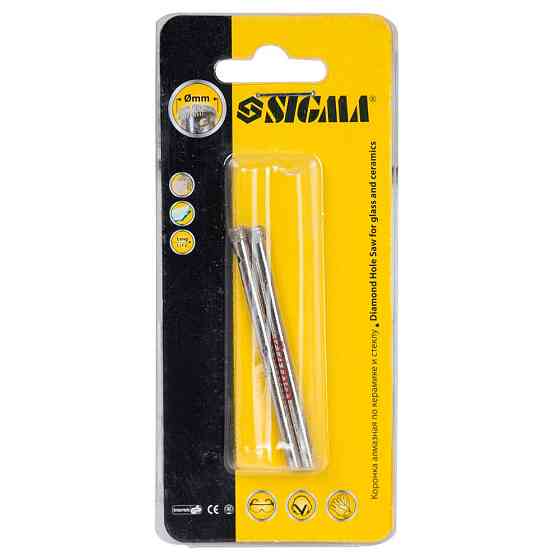 Sigma Коронки алмазные по керамике и стеклу Ø4мм (КРАТНО 2шт) SIGMA (1541041) Київ