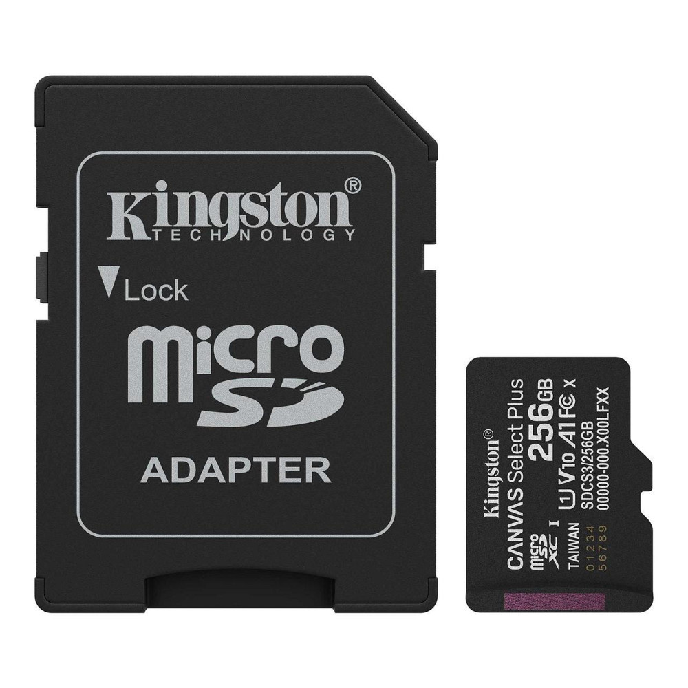 Картка пам'яті MicroSDXC 256 GB UHS-I Class 10 Kingston Canvas Select Plus R150MB/s + SD-адаптер (SDCS3/256GB) ( 13874 ) Харків - фото 4