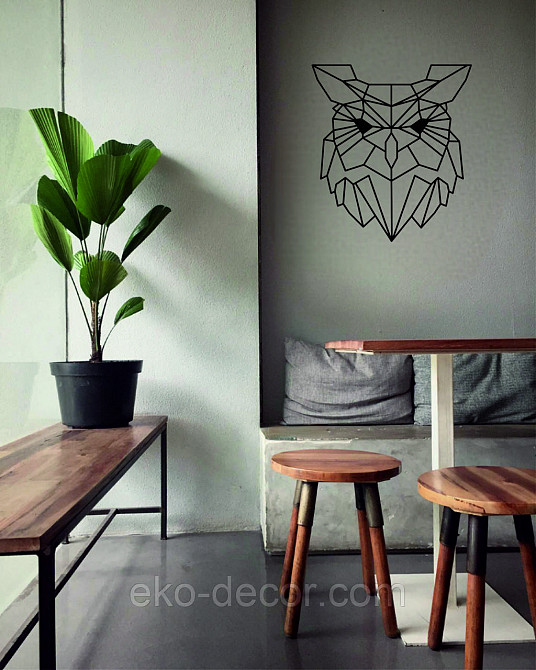 Настенный декор Панно «Сова» Декор на стену 70*63 см, Черный Киев - изображение 10