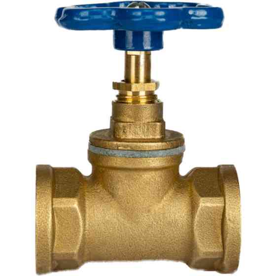Кран ХВ вентильний прямий латунний 3/4″ВР х 3/4″ВР ливарний Б1112А VA (000026273) Київ