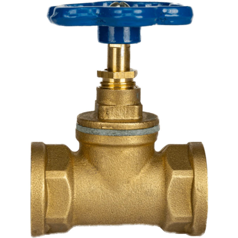 Кран ХВ вентильний прямий латунний 3/4″ВР х 3/4″ВР ливарний Б1112А VA (000026273) Київ - фото 3