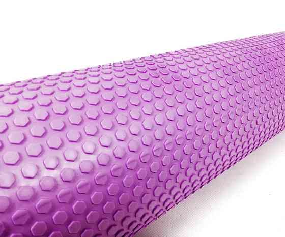 Масажний ролик EasyFit Foam Roller 90 см Фіолетовий Коломия