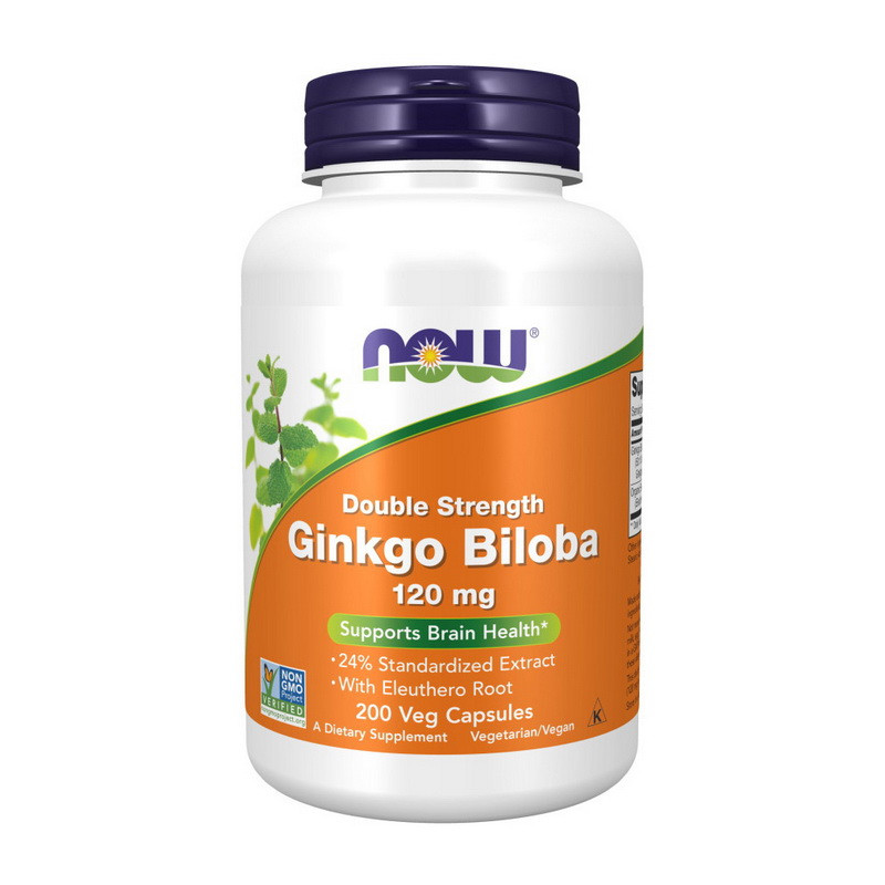 Ginkgo Biloba 120 mg Double Strength (200 veg caps) Луцк - изображение 1