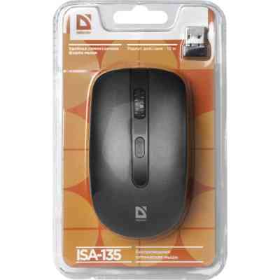 Мишка Defender ISA-135 Black (52435) Вінниця