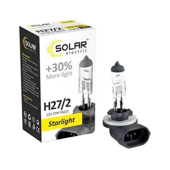 Галогенова лампа Solar H27/2 12V 27W PGJ13 Starlight +30% Львів