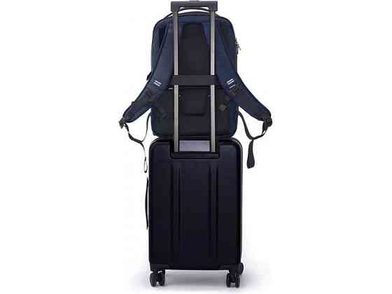 Рюкзак Bobby "BIZZ BUSINESS" захист від крадіжок, порізів, синій Київ