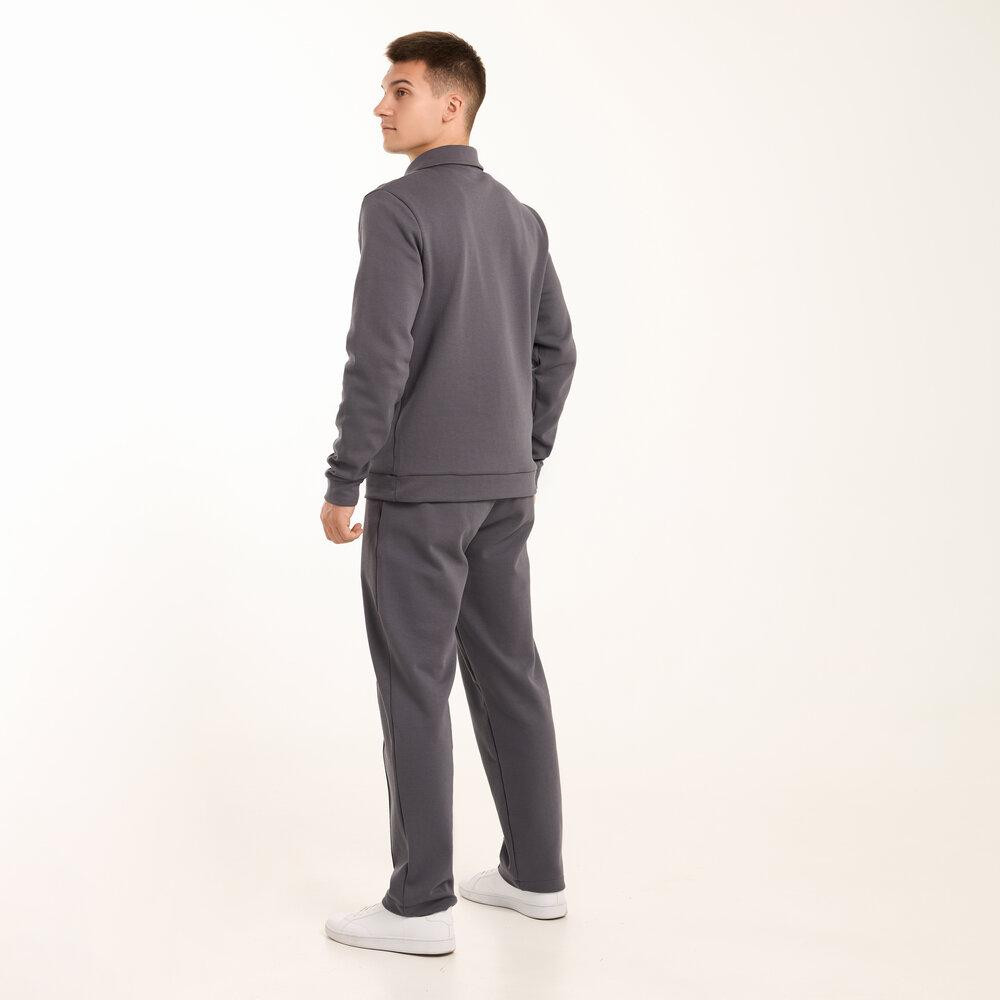 Темно-сірий спортивний костюм для чоловіків Pobedov Binance. Весна осінь спортивний комплект Київ - фото 3
