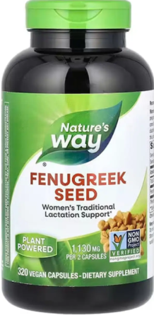 Пажитник Nature's Way Fenugreek Seed 320 вег капс Киев