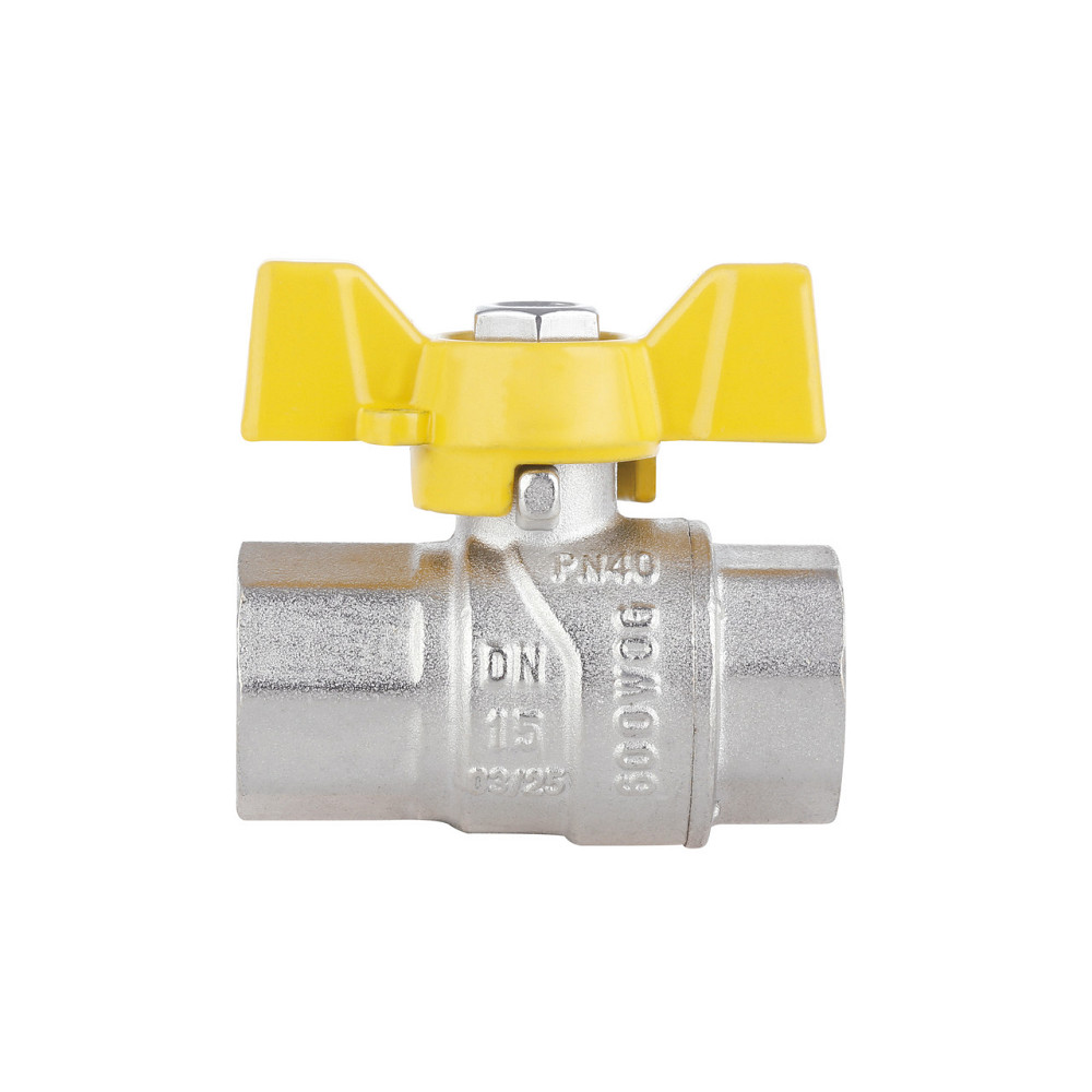 Кран кульовий Thermo Alliance Forte 1/2" ВР для газу (метелик) SF602G15 Київ - фото 4