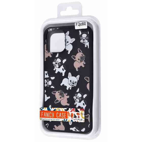 Чохол для Apple Iphone 12 Pro Max собачки. Колір чорний LY-61 Львів