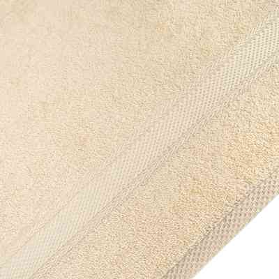 Рушник Home Line махровий бордюрний (кремовий) 400 гр/м2, 70х140 см (181821) Вінниця