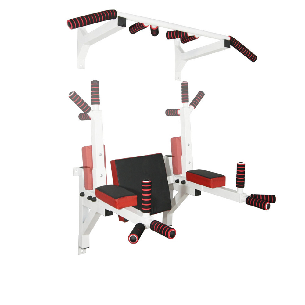 Турнік бруси прес стаціонарний 3 в 1 KZ-561 Спортивні стінки та турніки для дому Білий Київ - фото 2