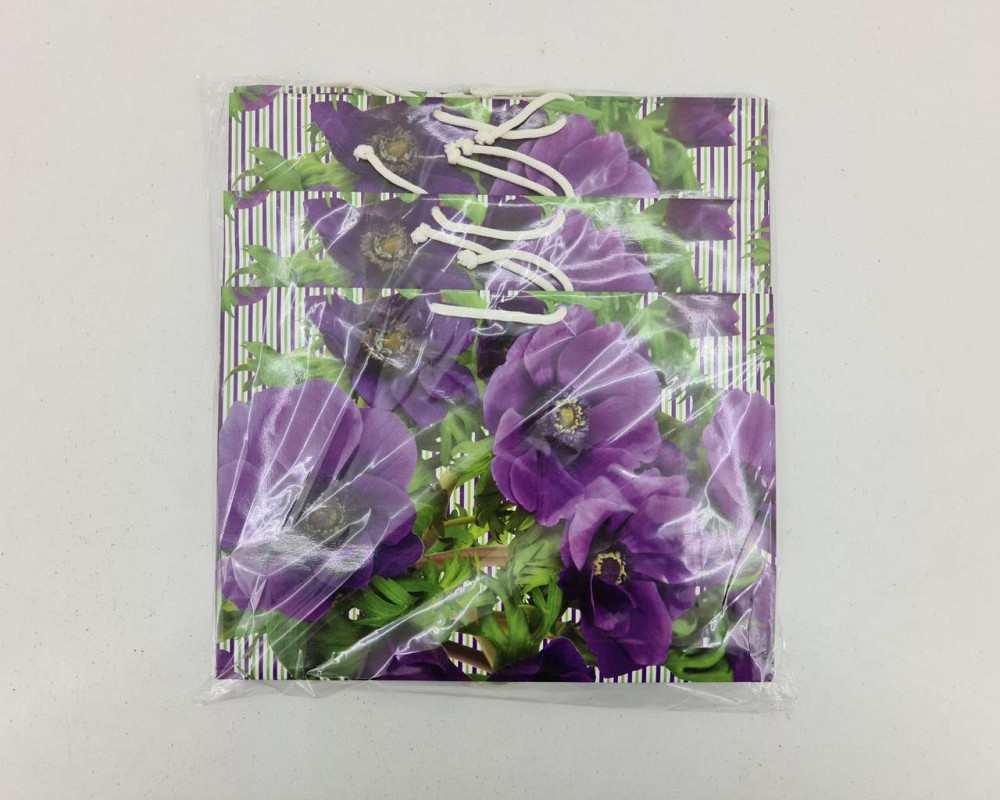 Паперовий великий горизонтальний пакет 36/22/10 (артBG-110) (12 шт.) Харків - фото 3