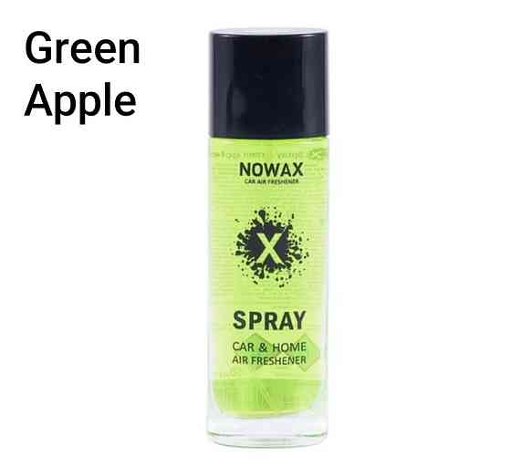 Ароматизатор спрей  Novax X Spray Green Aplle 50 мл Смела