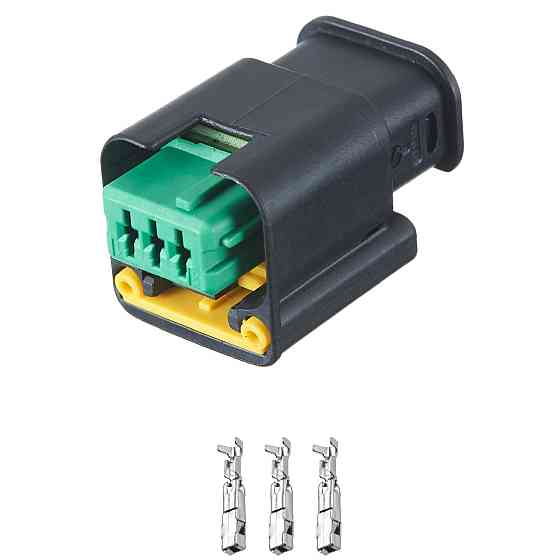 Разъем коннектор 3-кон., 1801179-5, TE Франция универс., Моторный отсек, Renault Киев